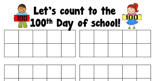 Lets Count To The 100th Day Of School Pdf 100 Days Of