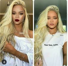 We've created the ultimate beauty gallery of rihanna's hairstyles across the years. Follow Me LÄ•Ä—Ç©ÇŸ Rihanna Hairstyles Rihanna Blonde Straight Hairstyles