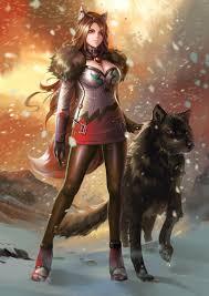 Wild Wolf Dantewontdie On Patreon Female Monster Fantasy Girl Female Characters