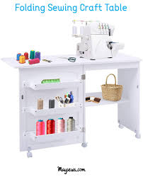 Portable Sewing Machine Table With Wheels 5 Best Styles In 2020 Folding Sewing Table Small Sewing Rooms Sewing Table