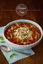 Lasagne Suppe Lasagna Soup Comfort Soup Food