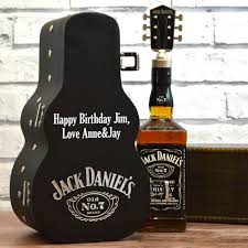 jack daniels guitar case gift set