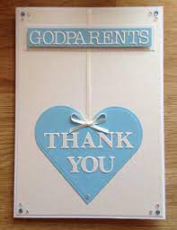 Thank You Cards For Godparents Godmother Godfather Grandparents Grandmother Grandfather Carte Remerciement Carte Personnalisee Parrain