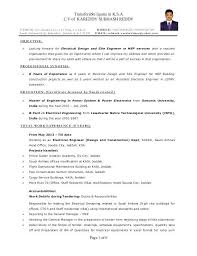 Even if it is a fresher resume, it should still contain an objective for the prospective employers who will look at it to identify the goals an applicant has who will use this type of resume. 16 Resume Format For Freshers Electrical Enginers