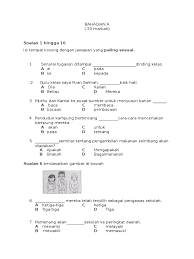 Soalan bahasa melayu tahun 3 ujian 1 bulan mac 2017 via www.sistemguruonline.my. Soalan Bahasa Melayu Tahun 3 Ujian 1 Bulan Mac 2017 Pemahaman
