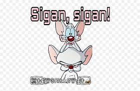 When having conversations with friends and family, we tend to make each other promises, some promises are so deep that they need to be be locked in with one of the most deepest of human connections, the pinky promise. Pinky Y Cerebro Stickers For Whatsapp Cartoon Emoji Free Transparent Emoji Emojipng Com