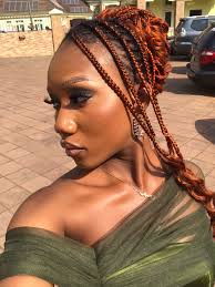 Ginger Woman in Dress