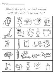 Rhyming Words Activity Pages And Go Fish Game Rhyming Words Activities Rhyming Words Word Activities