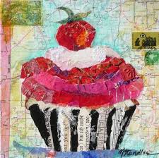 Mixed Media Art Techniques Paper Mixed Media Collage By Contemporary Texas Artist Nancy Standlee Art Lessons Art Collage Art