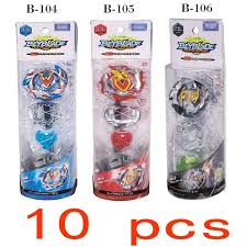 10pcs Beyblade Metal Fusion Toys B104 B105 For Beyblade Spinning Tops Toy Set Beyblade Toy With Launchers Spinner Met Tops Toys Beyblade Toys Beyblade Birthday