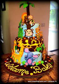 Jungle Safari And Zoo Cake Ideas Inspirations Baby Shower Cakes Jungle Baby Shower Theme Zoo Cake