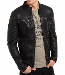 Lambskin Leather Jacket Genuine Mens Stylish Motorcycle Biker Black Slim Fit X81 Leather Jacket Men Style Lambskin Leather Jacket Jackets Men Fashion