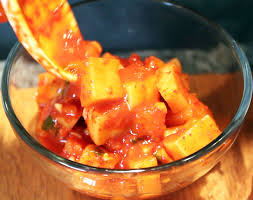 Kkakdugi Cubed Radish Kimchi Recipe Maangchi Recipes Radish Kimchi Kimchi Recipe