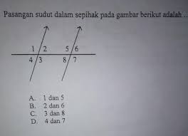 Hhs a to z index: Pada Gambar Berikut Sebutkan Semua Pasangan Sudut Sehadap Dalam Berseberangan Luar Berseberangan Brainly Co Id