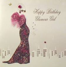 Elegant Birthday Wishes For A Lady Mojolondon Happy Birthday Glamour Girl Card By Five Dollar Shake Happy Birthday Beautiful Lady Happy Birthday Beautiful Girl Birthday Cards