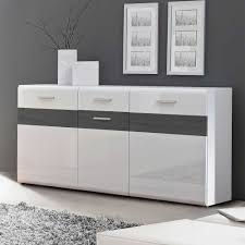 Billig Sideboard Hochglanz Grau Anrichte Weiss Wohnzimmer Grau Weiss Sideboard Weiss