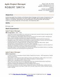 Agile Project Manager Resume Samples Qwikresume