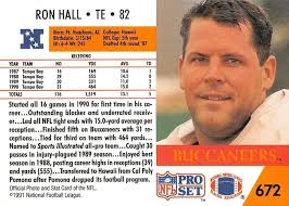 Amazon.com: 1991 Pro Set Football #672 Ron Hall Tampa Bay Buccaneers The  Official Trading Card of the National Football League (NFL) : Collectibles  & Fine Art