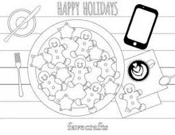 So kids, while your mom makes. Christmas Cookies Coloring Pages Learny Kids