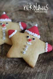 Nikolaus Honigkuchen Little Santas Bake To The Roots Rezept Honigkuchen Verzierte Kekse Weihnachtsleckereien