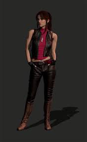 Claire Redfield Twitter Leather Outfit Redfield Ada Wong