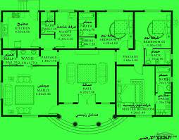 مخطط منزل اندلس 3 غرف نوم 230 متر مربع طابق واحد arab arch periodic table floor plans diagram