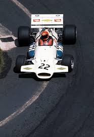 The french grand prix (french: 1970 Frankreich Gp Clermont Ferrand Rolf Stommelen Brabham Grand Prix Racing Indy Cars Classic Racing
