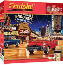 Cruisin' route 66 bomber command café 1000 piece jigsaw puzzle. Masterpieces Cruisin Route 66 Jigsaw Puzzle Gamblin Man Featuring Art By Hiroaki Shioya 1000 Pieces Buy Online In Antigua And Barbuda At Antigua Desertcart Com Productid 20509132