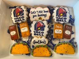 Going Away Cookies Taco Bell Taco Bell Custom Cookies Nurse Cookies
