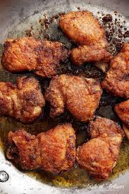 Extra Crispy Pan Fried Boneless Skinless Chicken Thighs Ridiculously Good Ser In 2020 Pan Fried Chicken Thighs Boneless Chicken Thigh Recipes Chicken Thights Recipes