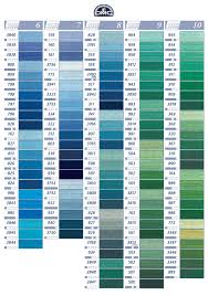 42 Paradigmatic Cross Stitch Color Chart Threads