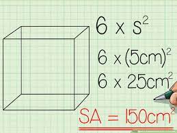 Calculated out this gives a surface area of 54 square inches. How To Find The Surface Area Of A Cube 7 Steps With Pictures