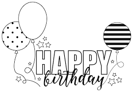 Some digi stamps are actually able to be coloured in digitally before printing as well, saving you another job! Coloring Page Robot With Balloon Black White Birthday Digital Stamp For Card Making Kids Birthday Stamps Digital Stamp Paper Party Supplies Stickers Labels Tags Commentfer Fr