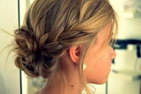 Chunky Braid Updo Updo Braid Short Hair Updo Hair Styles Hair