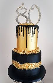 Birthday Black And Gold Cake Ideas Black And Gold Fault Line And Drip Cake 80th Birthday Cake Black And Gold Cake Black And Gold Cake Sparkly Cake Drip Cakes