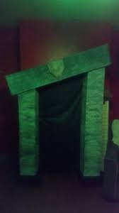 Beetlejuice Fireplace I Made Using Only Dollar Store Products For My Tim Burton Bash Beetlejuice Halloween Halloween Party Decor Halloween Themes Decorations