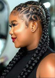 Pin By Merry Loum On Tresses Africaines Goddess Braids Hairstyles Black Hair Updo Hairstyles Goddess Braids