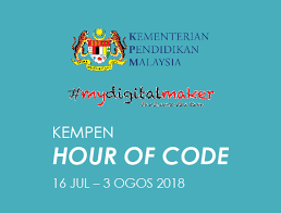 It is your hour of code! Pusat Kegiatan Guru Tok Jiring Kempen Hour Of Code 2018