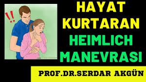 Bebeklerde heimlich manevrası nasıl uygulanır? Ilkyardim Hayat Kurtaran Manevra Heimlich Manevrasi Serdar Akgun Youtube