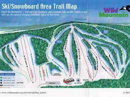 Wild Mountain Trail Map Wild Mountain Ski Area - Skimap.org