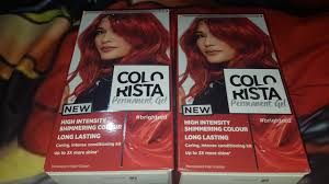 Blondes and women with medium brown hair sometimes also resort to this noble hue in order to appear brighter, well, much brighter. Colorista Bright Red Review L Oreal Youtube