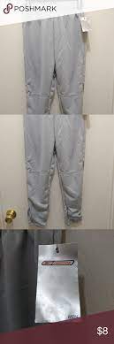 New Reebok Youth Size Baseball Pants Nwt Reebok Grey Gray Baseball Pull Up Pants Youth Xl Reebok Bottoms Clothes Design Baseball Pants New Reebok