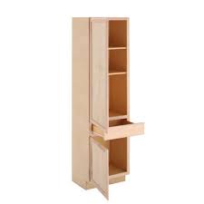 24x84x18 In Pantry Cabinet In Unfinished Oak Ucdr2484ohd At The Home Depot Mobile Despensa