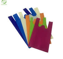 Promotional PP Non Woven TNT Bags/Polypropylene Nonwoven T Shirt Bags  Bag/T-Shirt Non-Woven Vest Carrier Shopping Bag