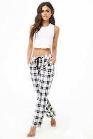 Black And White Checkered Pajamas Plaid Pajama Pants Plaid Pajama Pants Pajama Pants Outfit Cute Pjs For Women