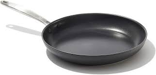 Do not slide pan on stovetop. Amazon Com Oxo Good Grips Pro Nonstick Dishwasher Safe Black Frying Pan 12 Kitchen Dining