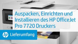 For this method it just requires few easy steps that need to be followed for top quality. Hp Officejet Pro 7720 Drucker Erste Einrichtung Des Druckers Hp Kundensupport