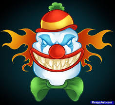 How Draw Evil Clown Easy Youtube To Whats Coming Eye Facebook Site Description From Appsdir Evil Clown Pictures Scary Clown Drawing Scary Clowns