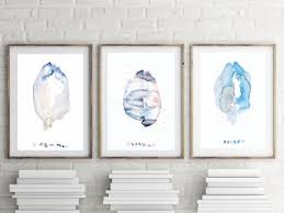 Abstract Watercolor Print Minimalist Abstract Art Print Large Etsy Modern Wall Art Prints Abstract Watercolor Art Print Set