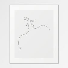 Un Beso 3 Fine Art Print Of One Single Line Illustration Etsy In 2020 Fine Art Prints Pop Art Design Interior Art Prints